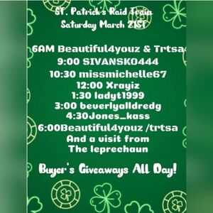 @jones_kass Is Live St Pattie Day Train